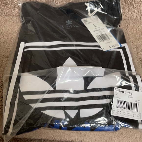 Kids' Trefoil Graphic Tee T-shirt Boy ADIDAS ORIGINALS - Picture 2 of 7